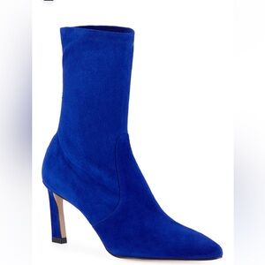 Stuart Weitzman Vibrant Blue Heeled Boots